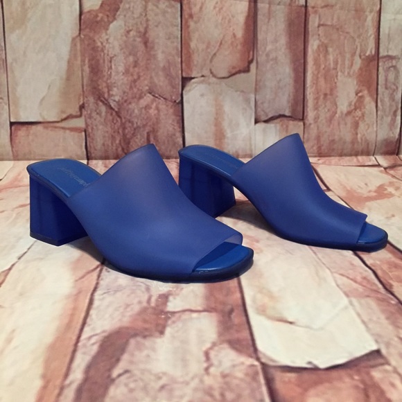 jeffrey campbell petra jelly block heel mule